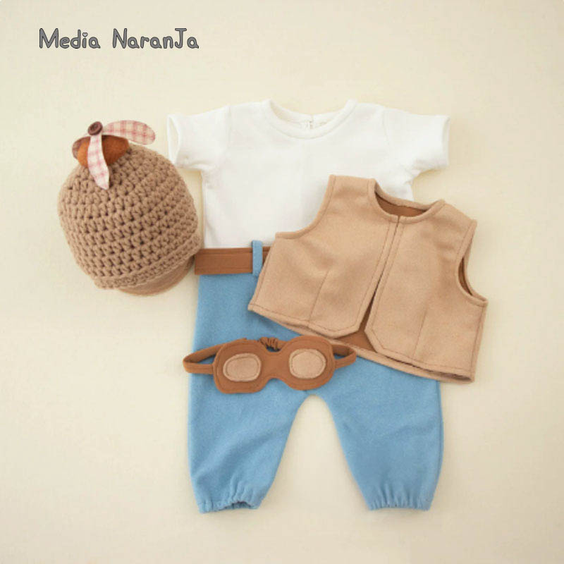 Infant Photography Props Outfit - 신생아 촬영 소품 아기 남아 여아