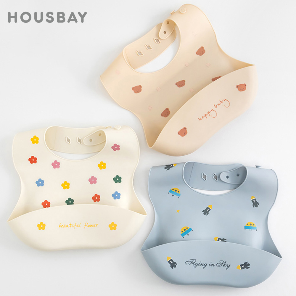 Waterproof Baby Bibs Silicone - 방수 소프트 실리콘 스카프 아기 턱받이,