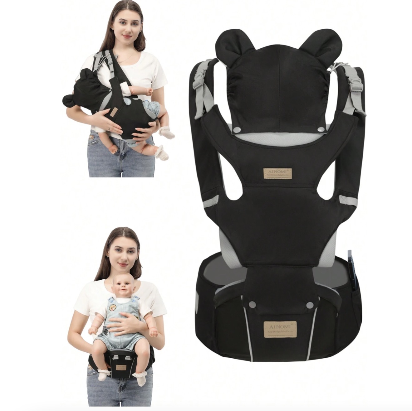 아기띠, 6-in-1 아기띠 신생아부터 유아까지 사용  - Ergonomic Baby Carrier Newborn To Toddler 리뷰 및 가격
