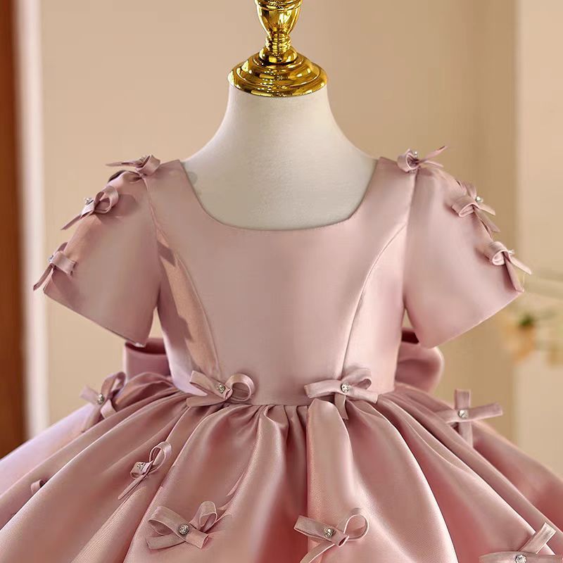 질 위시 J720 핑크 플라워 걸 드레스, 리본 새틴  - Toddler Girl Tulle Party Dress 리뷰 및 가격