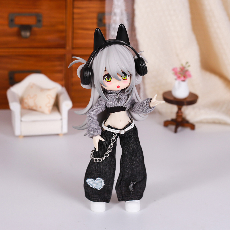 Bjd 인형 옷 거리 패션 기질 청바지 조끼 스웨터 세 - Baby Clothes 리뷰 및 가격