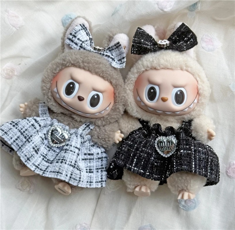 15 17cm 라부부 인형용 귀여운 치마 의상 컬러풀  - Baby Clothes 리뷰 및 가격