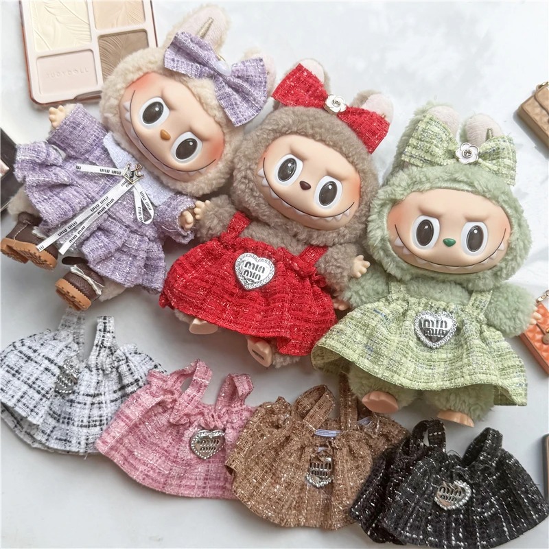 15 17cm 라부부 인형용 귀여운 치마 의상 컬러풀  - Baby Clothes 리뷰 및 가격