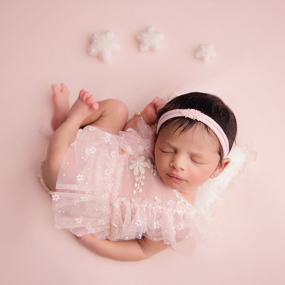 신생아 사진 소품 아기 소녀 핑크 레이스 투투 드레스  - Infant Photography Props Outfit 리뷰 및 가격