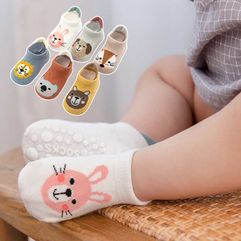 6 짝/몫 신생아 아기 양말 어린이 소년 소녀 면화 만 - Unisex Baby Socks Non Slip 리뷰 및 가격