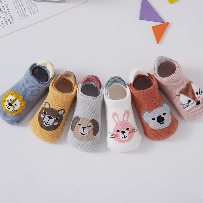 6 짝/몫 신생아 아기 양말 어린이 소년 소녀 면화 만 - Unisex Baby Socks Non Slip 리뷰 및 가격