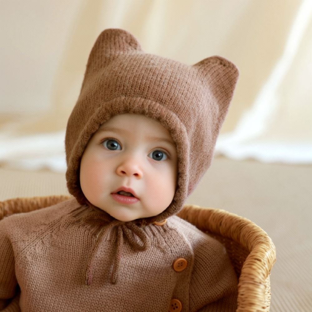 겨울용 아기 니트 모자, 따뜻한 귀 보호 기능, 부드러 - Infant Beanie Hat With Ears 리뷰 및 가격
