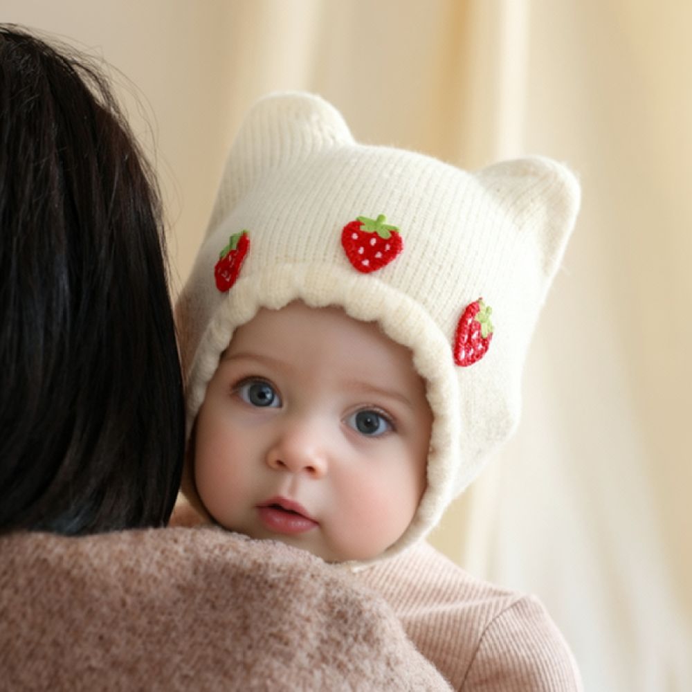 겨울용 아기 니트 모자, 따뜻한 귀 보호 기능, 부드러 - Infant Beanie Hat With Ears 리뷰 및 가격
