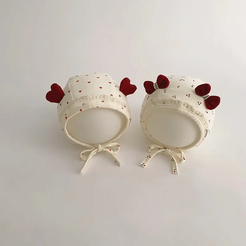 아기 귀 보호 모자, 귀여운 리본 장식, 유아용 비니, - Infant Beanie Hat With Ears 리뷰 및 가격